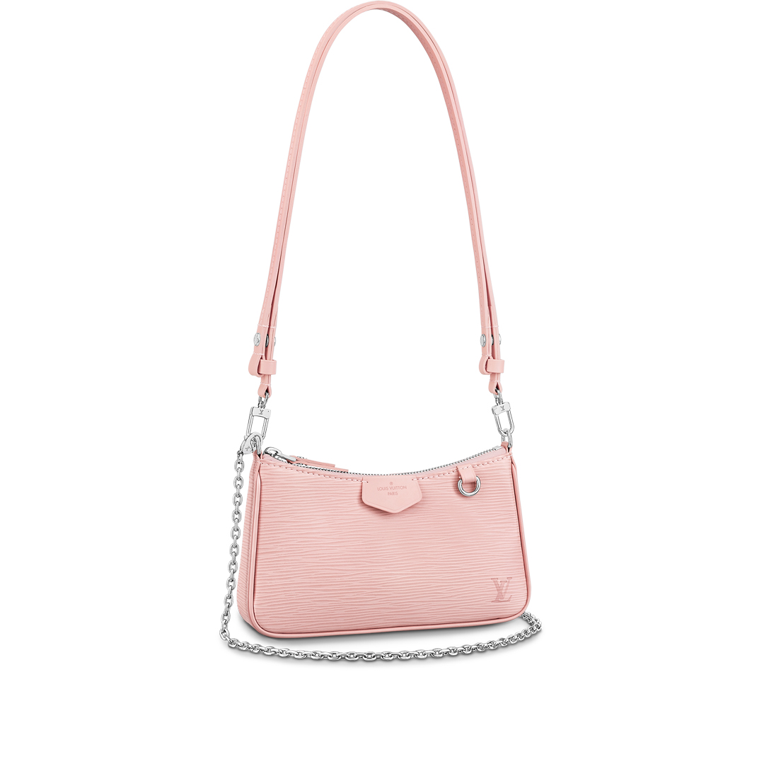 Louis Vuitton EASY POUCH ON STRAP Handbag Epi Leather M80483 Pink